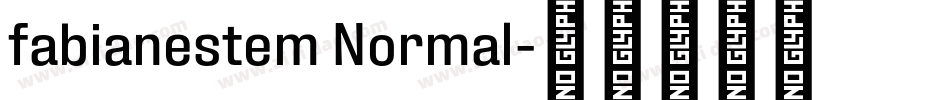 fabianestem Normal字体转换